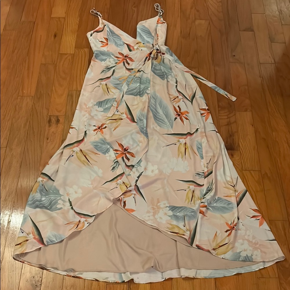 Floral Wrap Dress